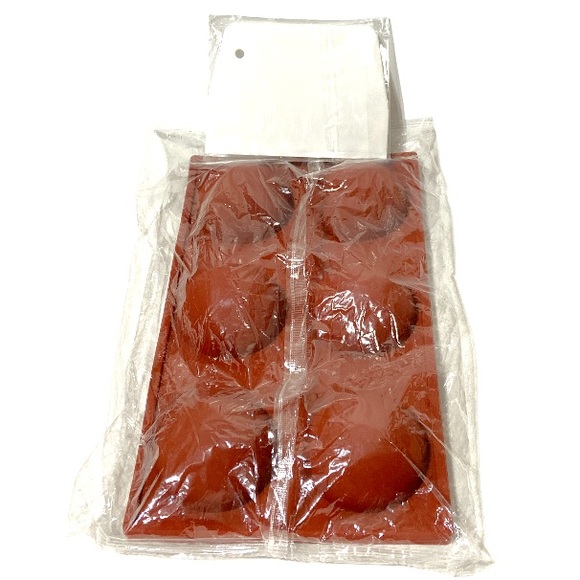 HomEdge 6-cavity Large Semi Sphere Mold 3 Packs Brown - Picture 2 of 10